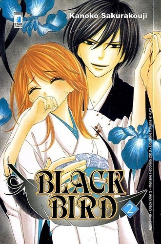 Black bird star - black,