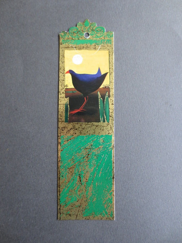 Bookmark black bird - black, in