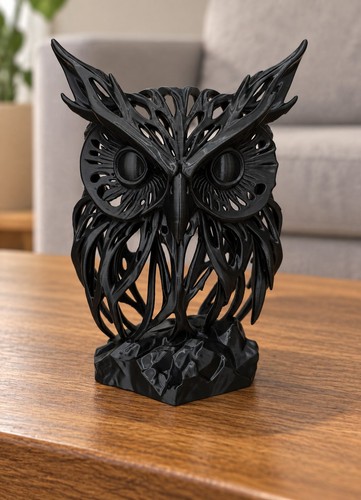 Ornamento statua gufo - statua,