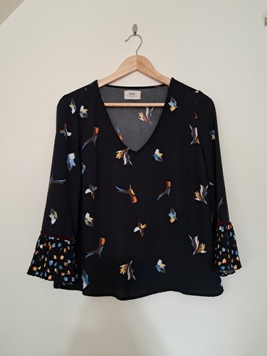 Top hush nero multicolore - top,