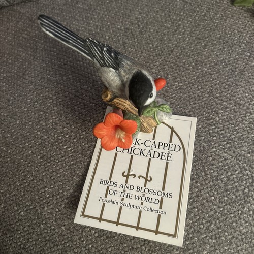 Vintage black capped chickadee - vintage, black-capped