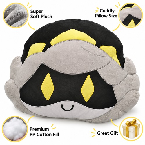 Cuscino peluche uccellino nero