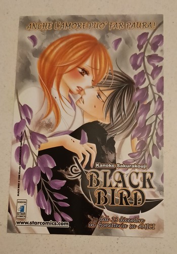 Cartolina black bird - cartolina,