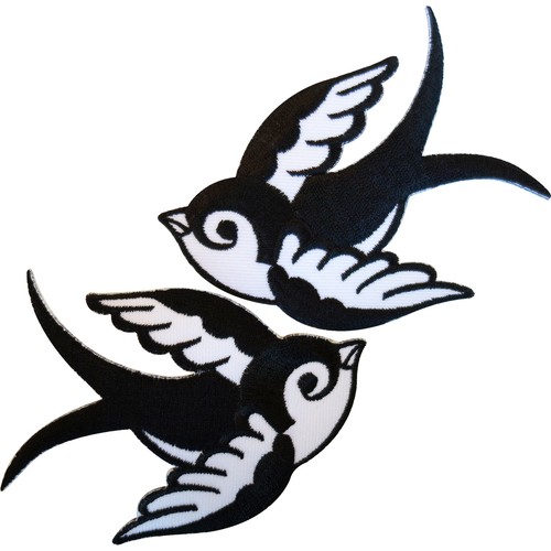 Pair black white iron - white,