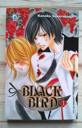 Black bird kanoko - black,