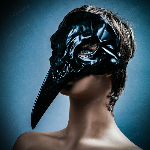Costume maschera teschio naso