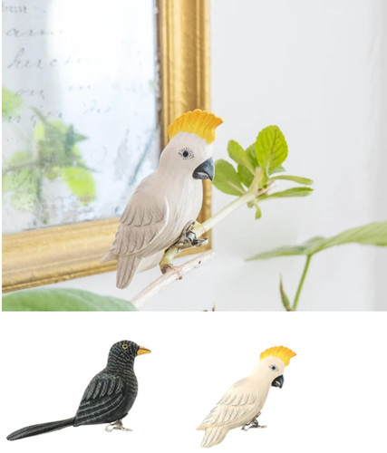 Bird clip ornament home - bird,