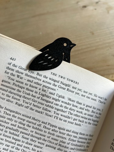 Black bird bookmark for - bookmark,