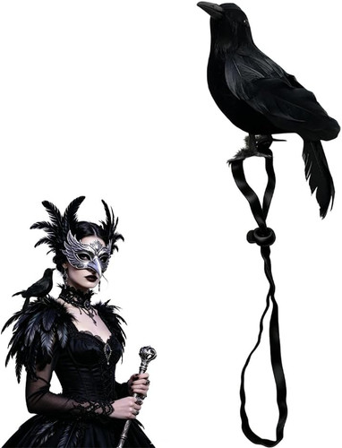 Halloween tracolla corvo - 1,